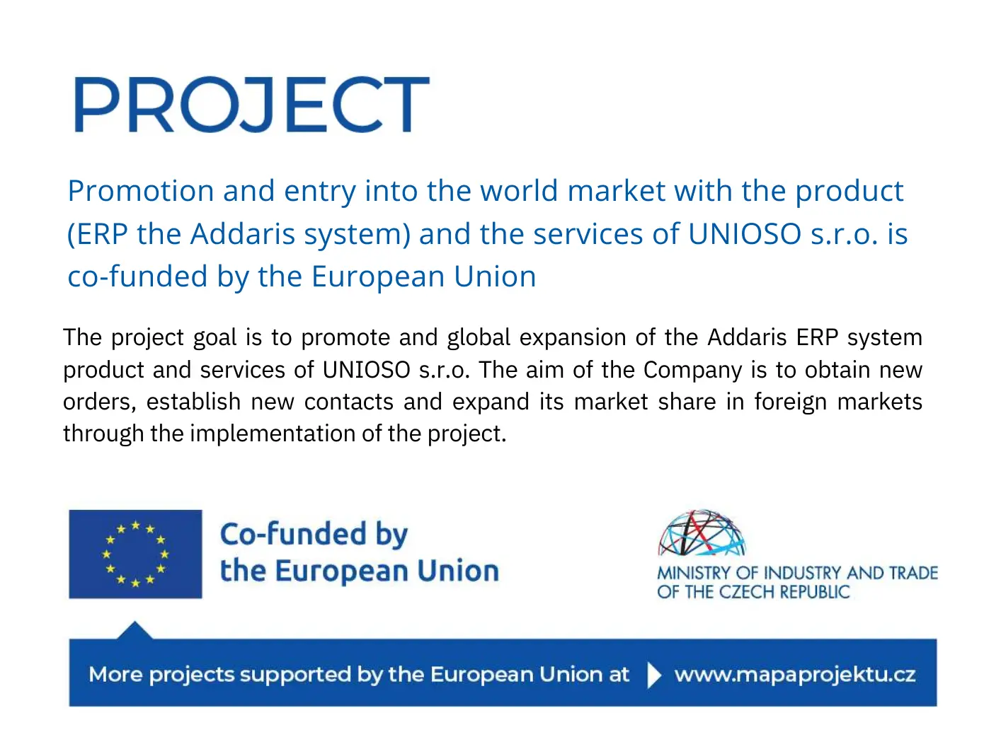 ERP the Addaris system project
